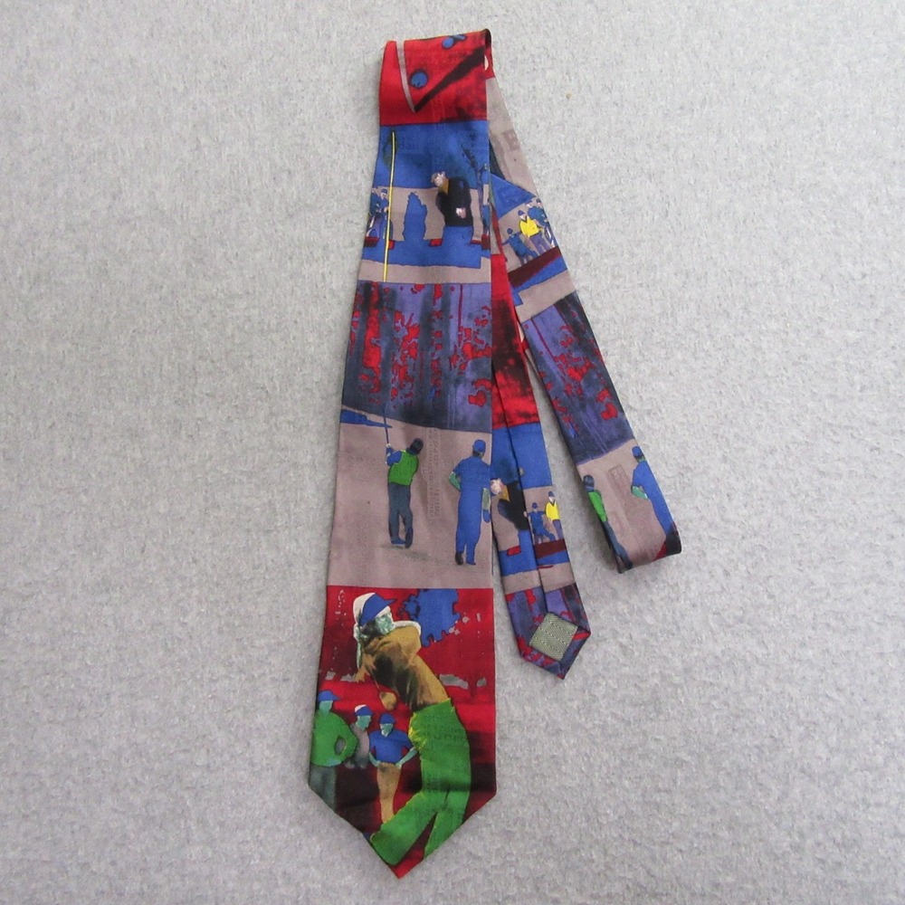 Michael Jordan Neck Tie Novelty Golf Sports Patterned Necktie Colorful‎